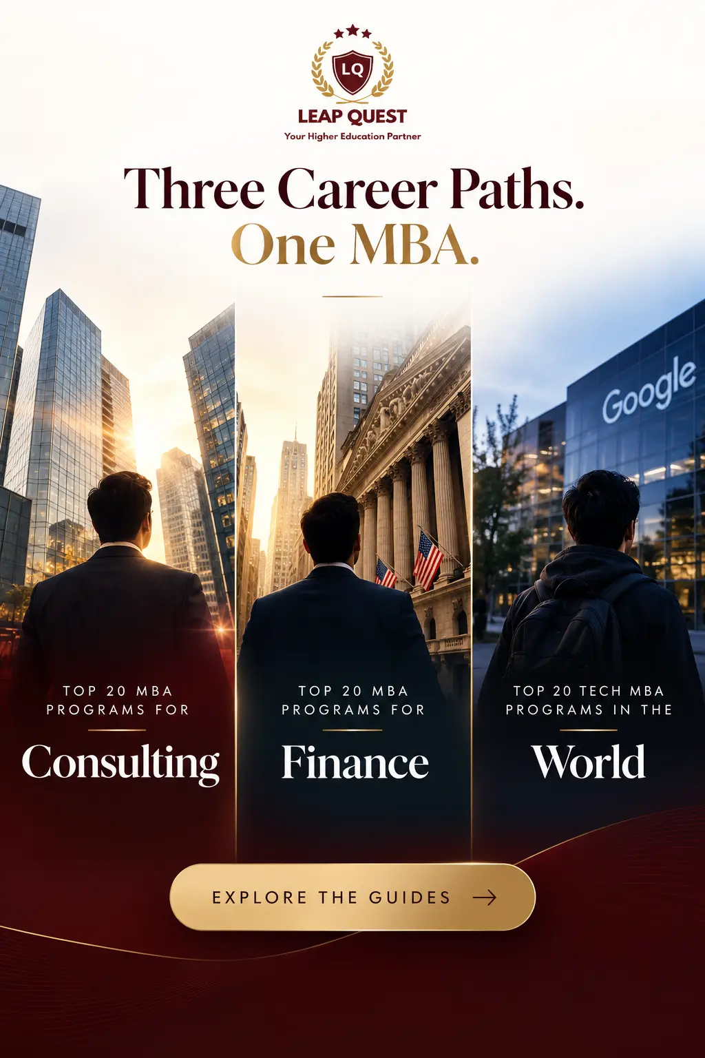 Top MBA Programs for Consulting, Finance and Tech