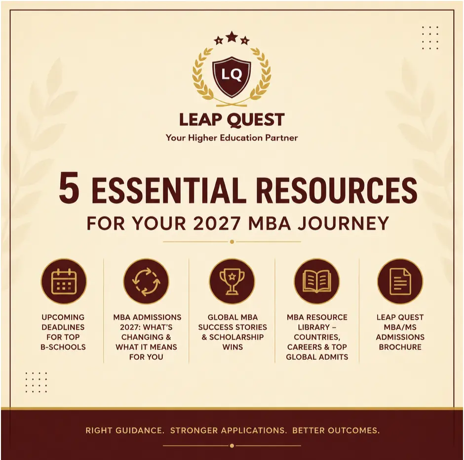Planning to pursue an MBA in 2027?